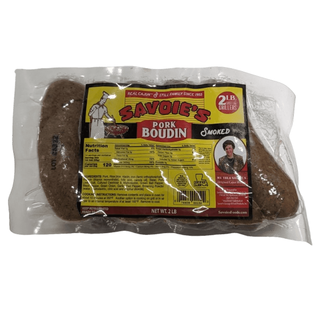 Savoie's Smoked Pork Boudin Party Links