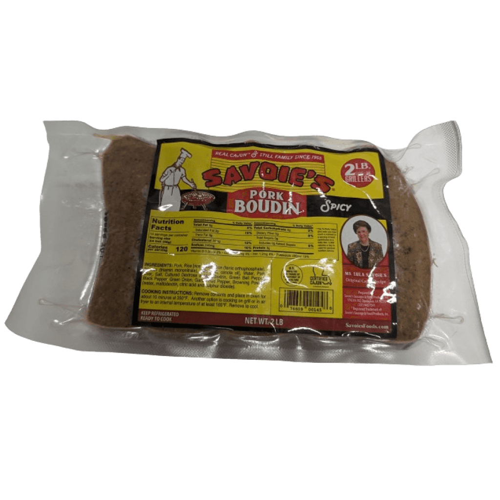 Savoie's Spicy Pork Boudin Party Links