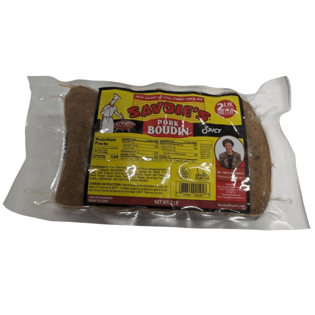 Savoie's Spicy Pork Boudin Party Links 32oz